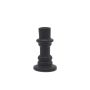 Bougeoir Classique Noir pour Bougies de Table