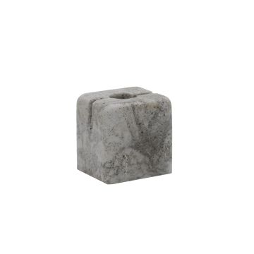 Candle Holder Square Marble Thin Fragrance Candle