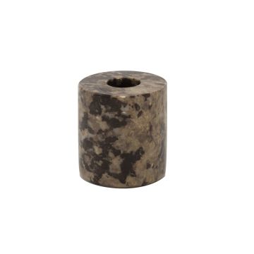 Candle Holder Dopp Brown Marble Thin Fragrance Candle