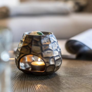 Brûleur Fondants Parfumés Bol Sculpté Bronze