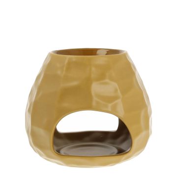 Sphere Chiselled Ocher wax burner ScentBurner