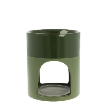 Shiny Duo Matt Army Green wax burner ScentBurner