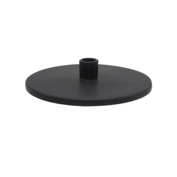 Disk XL Schwarz Kerzenhalter Stabkerze