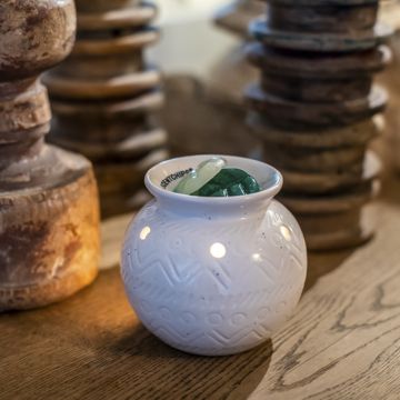 Bowl Deco White scented wax burner