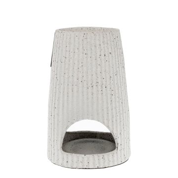 Rib Stone White wax burner ScentBurner