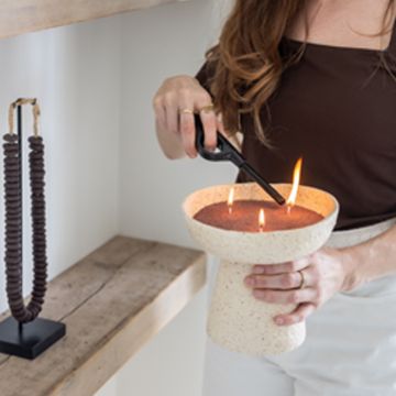 Sable pour bougie 500g Brun