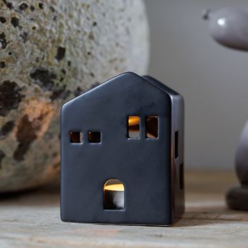 House Schwarz Wachsbrenner - Duftbrenner